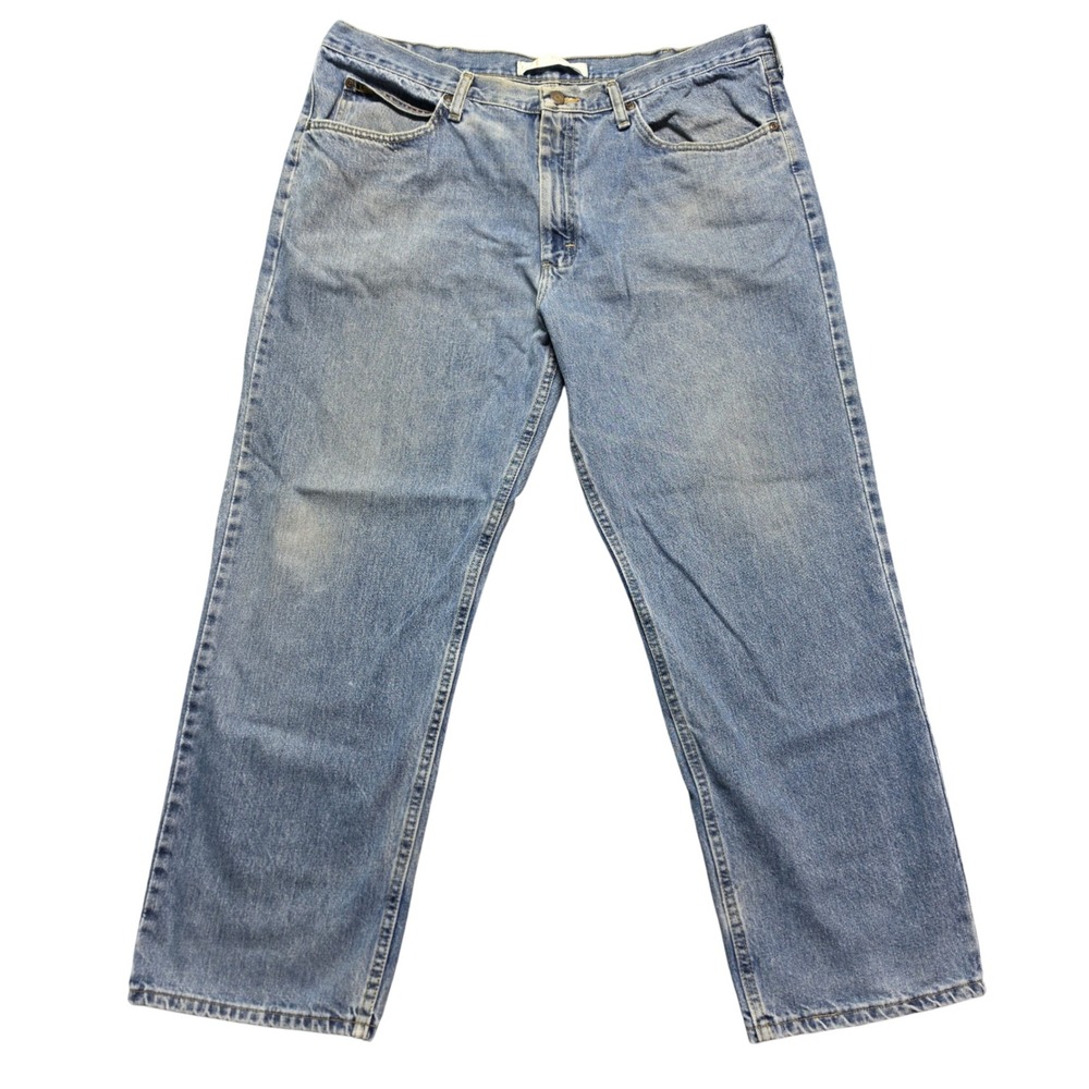 Vintage Vibe Thrashed Jeans Mens 40x30 Light Wash Lee Denim 2055551